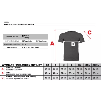 Trec Wear T-Shirt Cooltrec 012 Cross Black